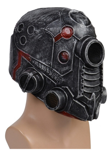 Antifaz Fiesta Mascara Halloween De Casco De Robot De Latex