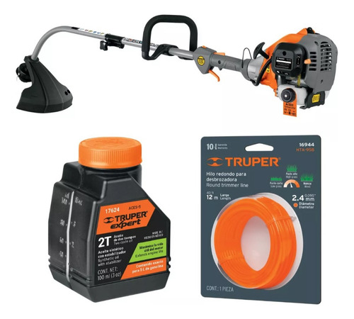 Desbrozadora Gasolina 26cc Mango Tipo D 17 + Aceite + Hilo