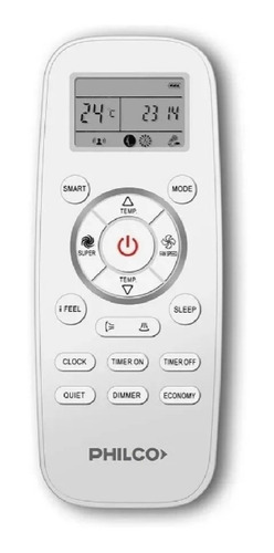 Aire acondicionado Philco split frío/calor 2900 frigorías blanco 220V PHS32HA4CNE