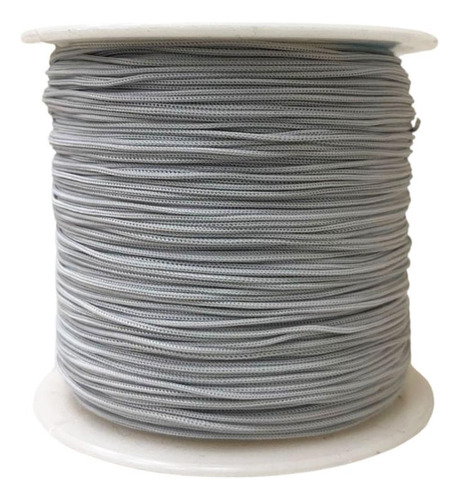 Cordao De Tassel Luli 0,6mm Rolo Com 100 Metros Cor Cinza 484