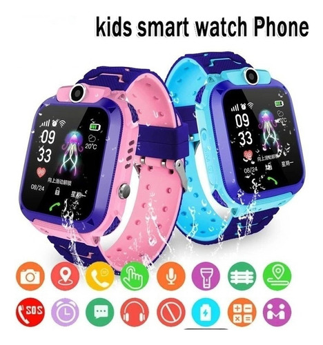 Sa De Reloj Inteligente Para Niño Smartwatch/cam/gps/llamada