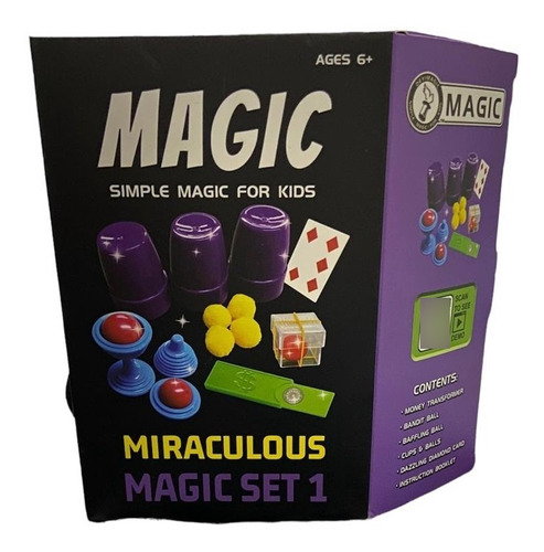 Juego Grandes Trucos Para Niños - Magic Set 1- Miraculous