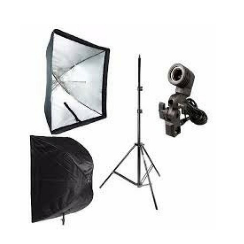 Kit Softbox Sombrinha 90 X 90 P/ Foto Estudio E Filmagem