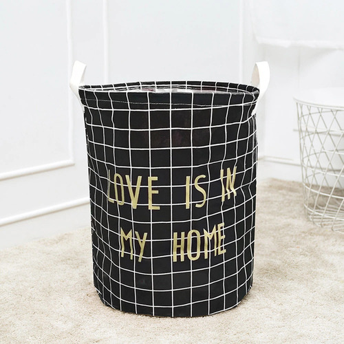 Imagen 2 de 2 de Cesta De Ropa Sucia Hogar Love Is