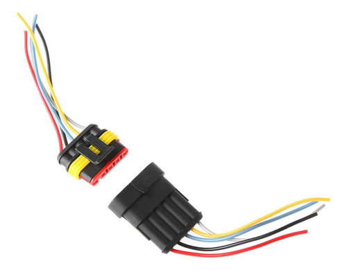 Cable Conector 5pines Macho Hembra Extensor Para Auto
