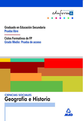 Ciencias Sociales Geo./ha.grad.eso Prue.acc.libre - Aa.vv