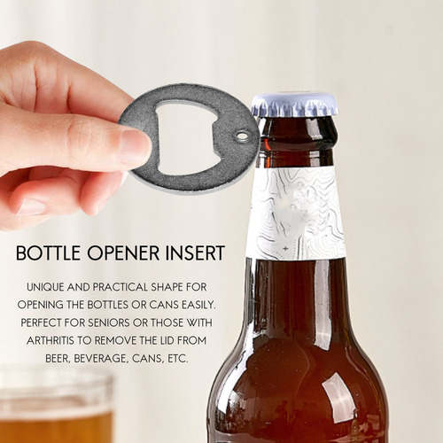Juego De 50 Abrebotellas, Botella De Bricolaje Redonda De Ac