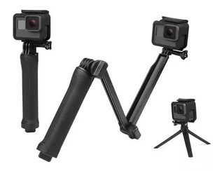 Monopod 3-way Tripode Selfiestick Para Gopro Hero 9/8/7/6/5