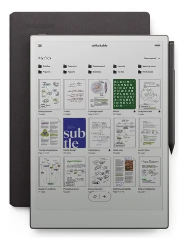 Tablet Remarkable Paper Pro 11.8'' Con Lápiz Y Folio
