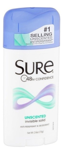 Desodorante Sure Antitranspirante Invisible 73g Importado