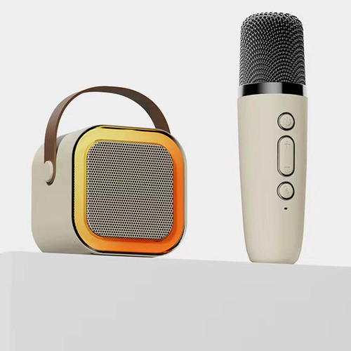 Karaoke Hine Con 2 Micrófonos Inalámbricos, Altavoz Portátil