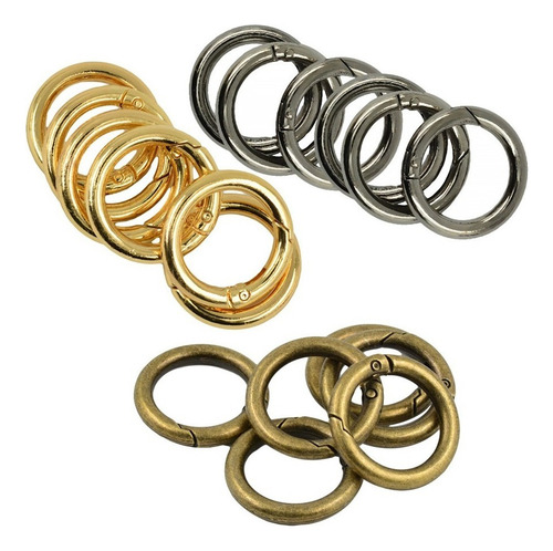. Mosquetón Clip Resorte Redondo 28 Mm Mosquetón Ring