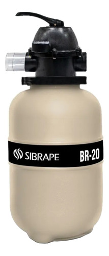 Filtro de areia para piscina Sibrape BR-20 de 6 vias