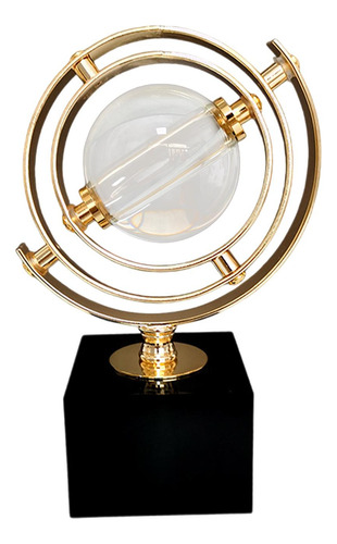 Estatua De Globo Geométrico, Adorno De Globo, Altura 18cm