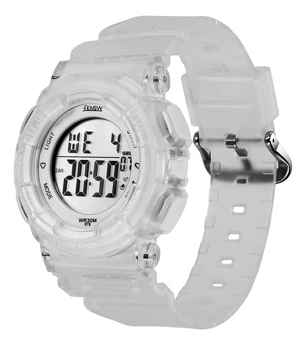 Fembw Reloj De Pulsera Digital Led Deportivo Para Ninos, Rel