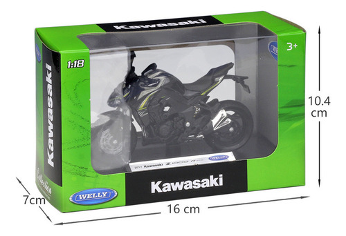 Kawasaki Z 1000 R Modelo De La Motocicleta De Aleación 1:18
