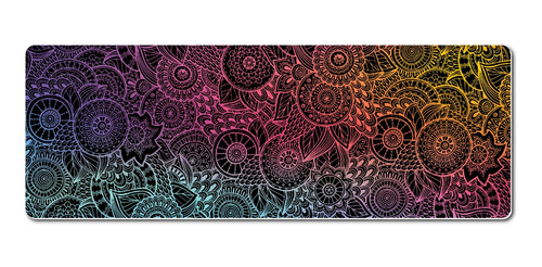 Mousepad Oficina Escritorio Xl *80x28,5cm* Mandalas