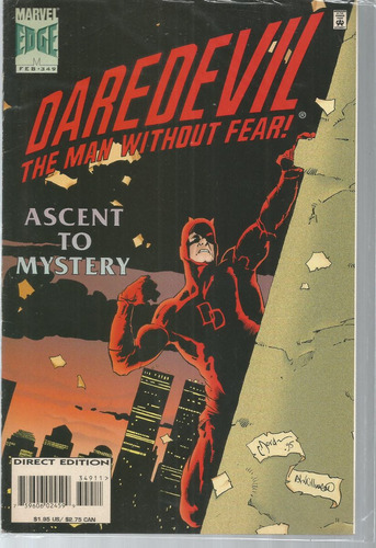 Daredevil N° 349 - Em Inglês - Editora Marvel - Formato 17 X 25,5 - Capa Mole - 1995 - Bonellihq Cx445 G23