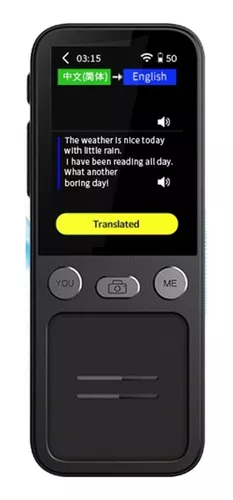 Dispositivo de tradutor de voz instantâneo portátil offline