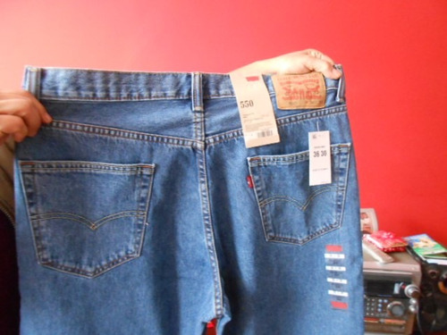 Jean Levis 550 De Hombre Relaxed Fit Nuevo 36 X 30