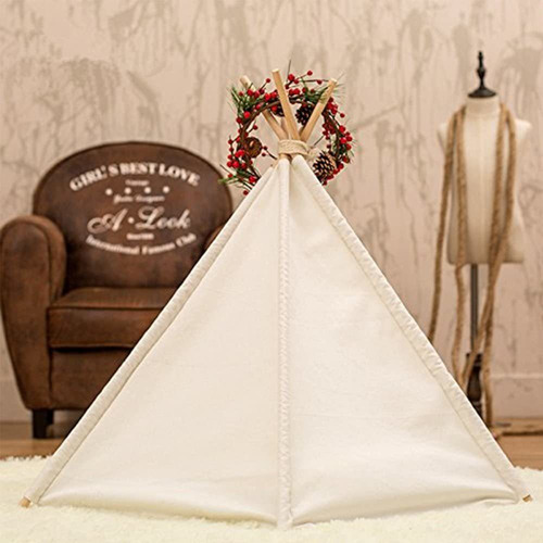 Imagen 4 de 6 de Pet Teepee Cama Para Perro Y Gato Dewel Portatil Lavable Pa