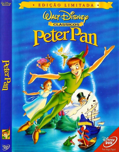 Dvd Filme: Peter Pan (1953) Dublado E Legendado