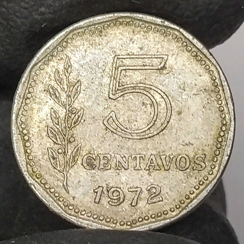 Argentina 5 Centavos 1972 Moneda Antigua