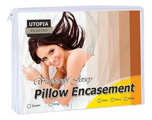 Funda De Almohada Impermeable Con Cremallera Elegante