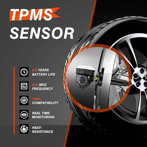 Sensor Monitoramento Pressão Tpms Pneus P/ Ecosport 16 A 19