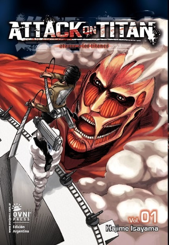 Imagen 1 de 1 de Manga, Kodansha, Attack On Titan  Vol 1. Ovni Press