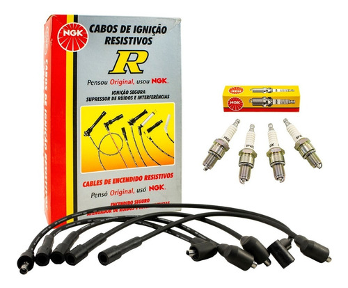 Kit Cables+bujias Ngk Renault R19 Rn R9 R11 1.6 (carburador)