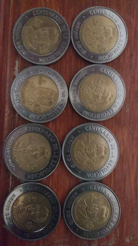 Monedas De 5 Pesos Conmemorativas Revolución E Independencia