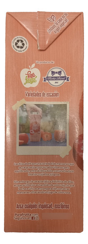 Jugo De Manzana Kissabel Exprimido Pura Frutta Sin Tacc 1 L