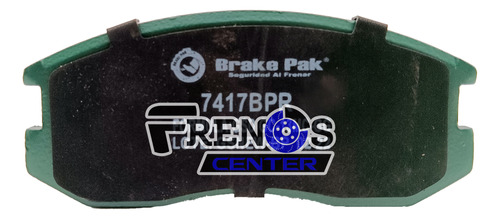 Pastilla Freno Del Brake Pak Para Mitsubishi Lancer