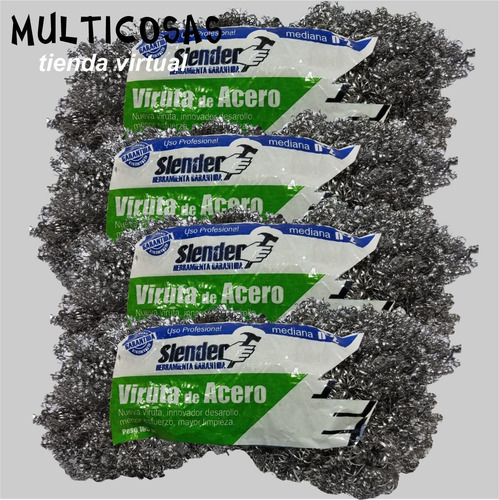 Viruta De Acero Mediana Para Pulir 400 Gramos Slender