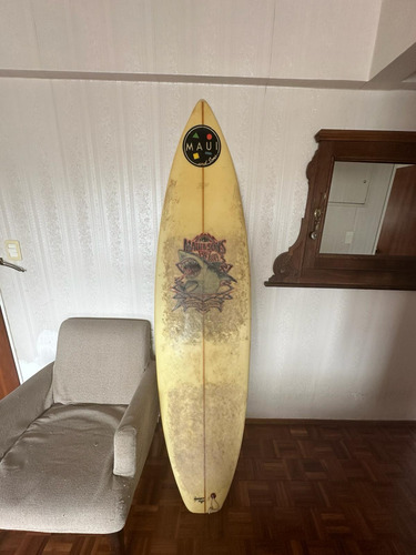 Tabla Surf Hibrida Maui And Sons (6'8) Con Funda Y Leash