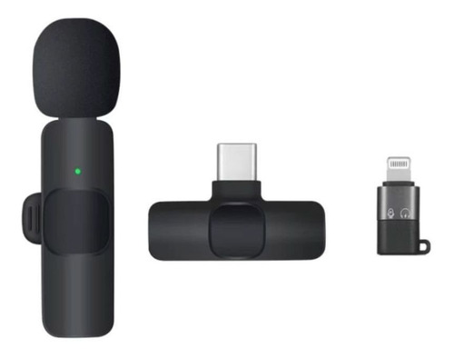 Imagen 2 de 5 de Micrófono Inalámbrico Lavalier Para Teléfono Tipo C / iPhone