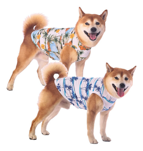 Camisas Hawaianas Perros, Camiseta De Secado Rápido De...