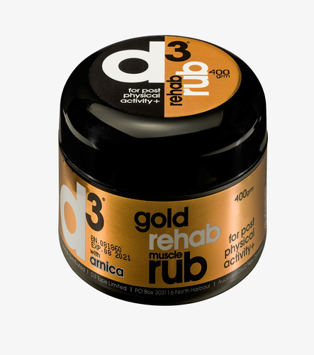 D3 Gold Rehab Muscle Rub Rehabilita [200 Gr]