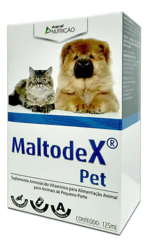 Maltodex Pet 125ml - Duprat Melhora O Apetite Vitaminas