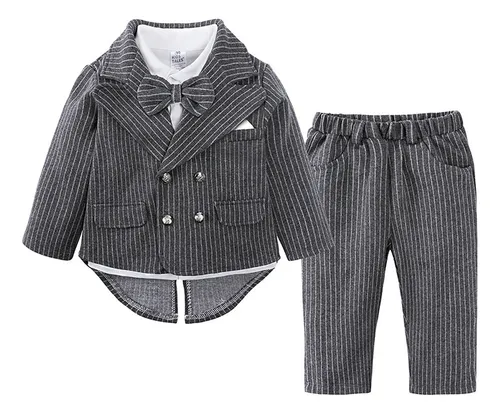 comprar Conjunto Traje Formal For Bebé Niño Camisa Pantalón Saco \u002F3