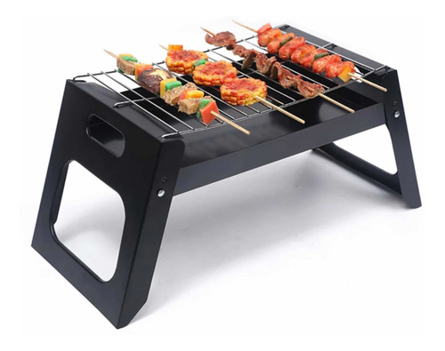 Parrilla Plegable Carbon Asados Camping Grill Viaje Portable