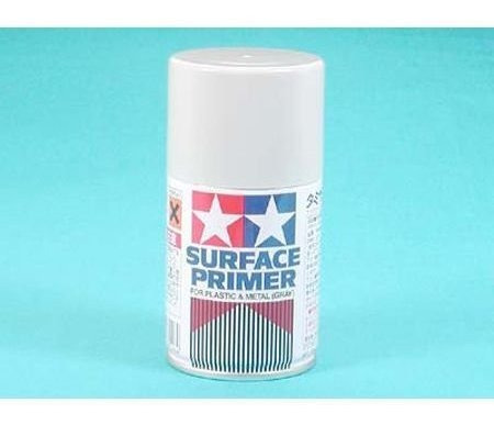 Tamiya America, Inc Surface Spray Primer: Gray, Tam87026