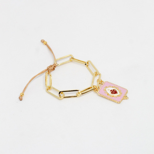 Imagen 2 de 3 de Pulsera Cadena Placa Sagrado Corazón