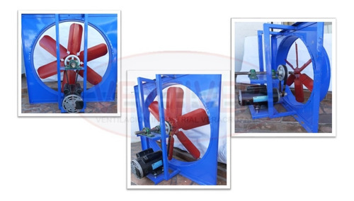 Extractor/inyector Axial De 40 Pulgadas 1 Hp Banda-polea