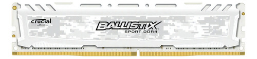 Memória RAM Ballistix Sport LT color white  8GB 1 Crucial BLS8G4D240FSC