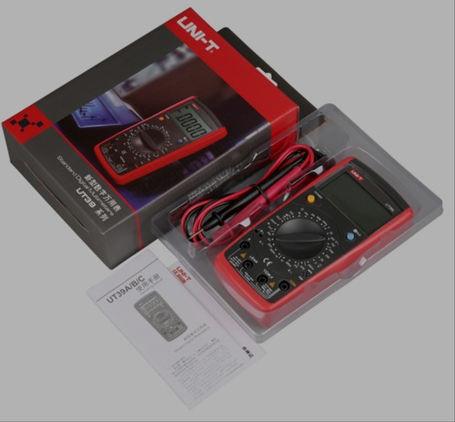 Multimetro Digital Ut 39a+ Continuidad Con Buzzer