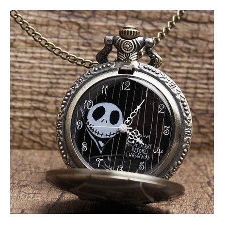 Reloj De Bolsillo Clásico Jack Pesadilla Navidad