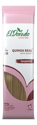 Pasta Spaghetti  Quinoa Gluten Free El Dorado 4 Pzs C/u 250g