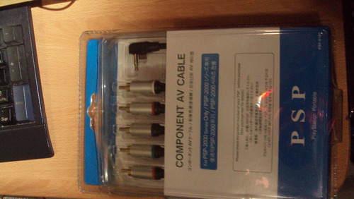 Cable Rca Component Psp 2000 3000 3001 Para Ver Juegos En Tv